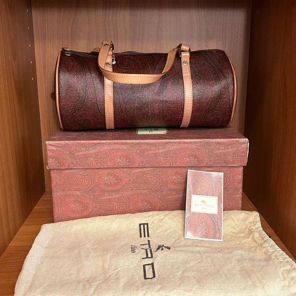 Etro Paisley Papillon HandBag with original box and dustbag
